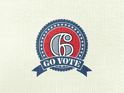 Just Remember ... america badge election day just vote lettering logo retro type typeface typo typography usa vintage