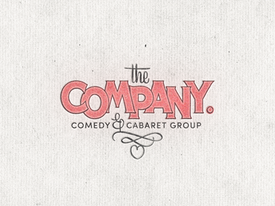 The Company ... typography lettering type typo typeface vintage retro hand lettering logo mark