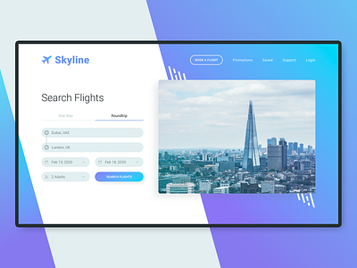 Skyline Flight Booking Website