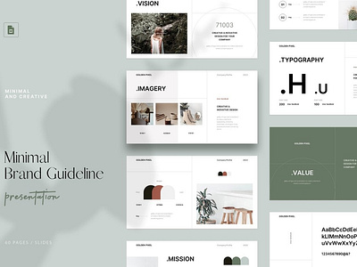 Minimal Brand Guideline Template #3