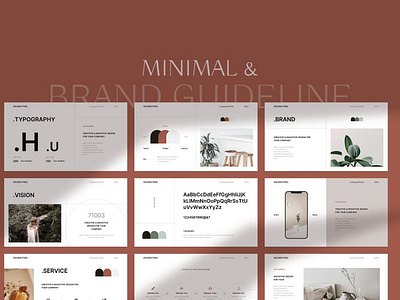 Minimal Brand Guideline Template #4