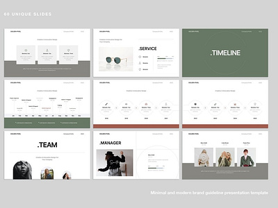 Minimal Brand Guideline Template #9