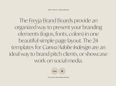 Freyja | Brand Board Kit #2 app branding design graphic design illustration logo typography ui ux vector