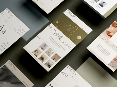 Freyja | Brand Board Kit #10 app branding design graphic design illustration logo typography ui ux vector