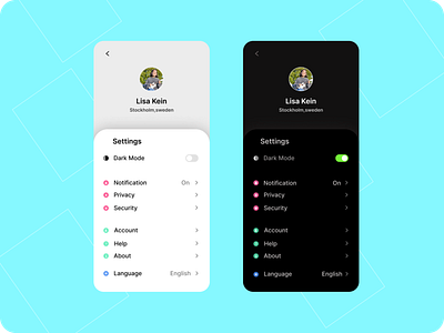 Settings dailyui day007 challenge design graphic design illustration settings ui ux vector