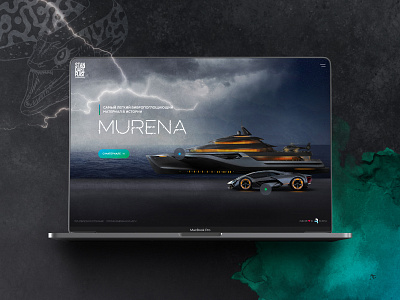 StP Murena Website graphic design minimal rikorda ui ux website