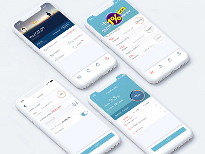 Optimized design for the previous APP. activities events financial app ios iphone iphone x mobile money savings transactions ui ux