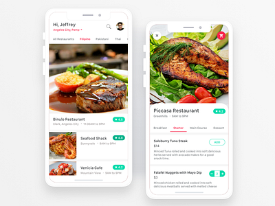 Food Delivery Mobile App Design