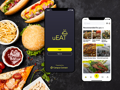 Food Delivery Mobile App - UI / UX Design application design food app design interaction design mobile app mockup ui user experience user interface ux