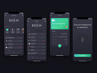 Finance Mobile App Wallet