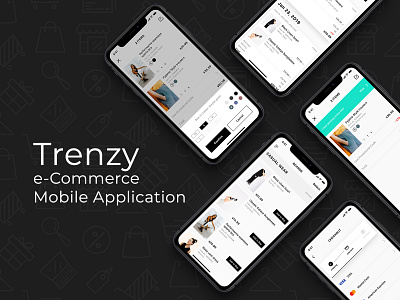 Trenzy e-commerce mobile ui/ux design