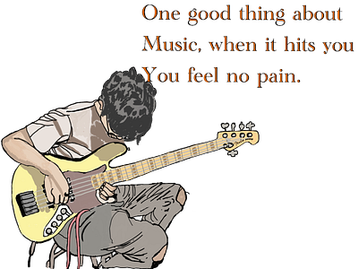Music heals the soul 3d animation art branding design digital graphic design guitar logo motion graphics music