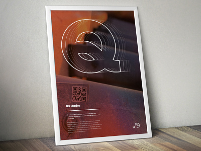 Type poster font poster qr type