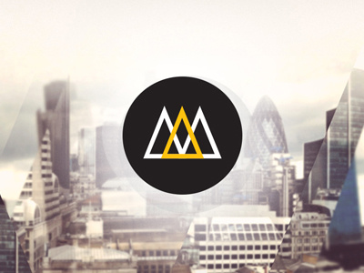 Triangle, circle logo logo web