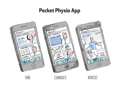 Health App app drawing health illustration iphone sketch