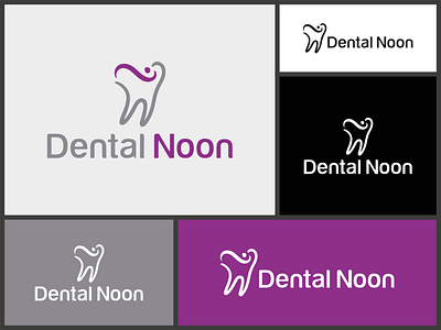 Dental Noon brand identity brandidentity branding dental dentalclinic dentist design graphic design graphictablet handdrawn illustration logo logo design logodesign logos minimal minimalism simple simplicity visualidentity