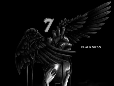 Cover Art - Black Swan branding cover art illustration
