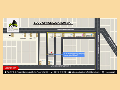 Location Map - EDCO architecture interior design map design mapping modern