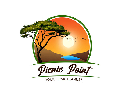 Logo Design - Picnic Point logo logodesign mascot picnic illustration