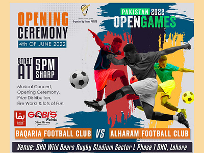 Sports Poster - Open Games Pakistan