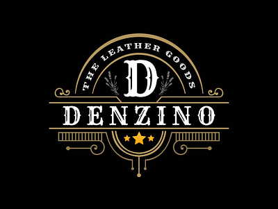 Denzino - Leather Goods - Logo brandidentity emblemlogo leathergoods logo design logodesign