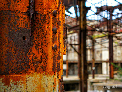 Abandoned fertilizer factory in Drapetsóna, Greece