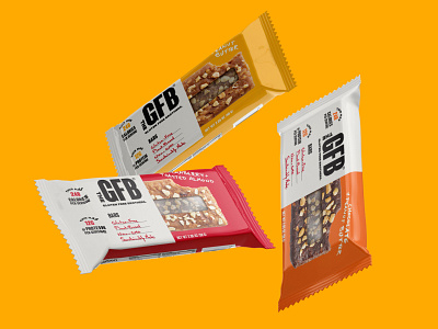 The GFB Package Design branding design food graphic design health and wellness health food healthy identity logo package package design packaging snacks wellness