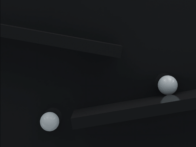Loop! 3d animation ball black and white c4d gif loop