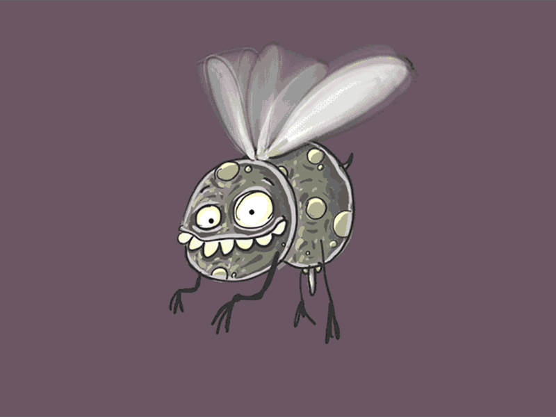 fly monster crazy creature fly fun gif graphics ipad monster motion ugly