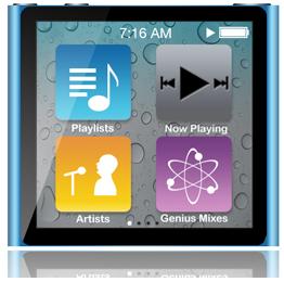 iPod nano blue ipod nano
