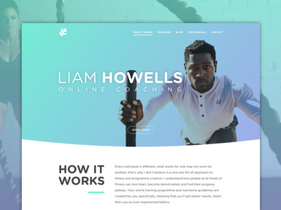 Personal Trainer website