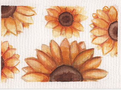 girasol art design illustration logo paper personal portfolio portfolio traditional art watercolour