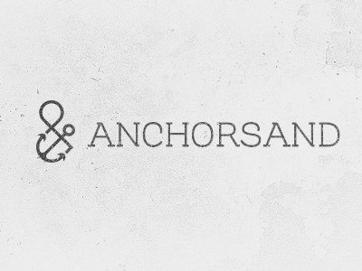 Anchorsand ampersand anchor branding