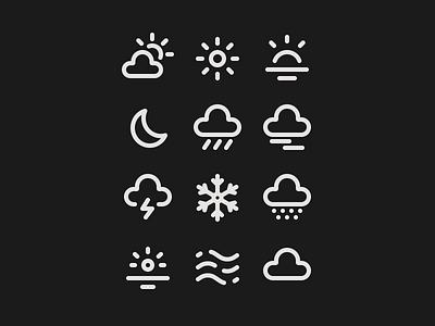 essential weather micropack branding design figma graphic design iconography illustration logo mobile ui vector