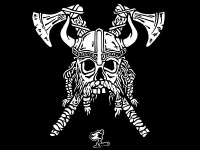 Vikings apparel black and white blackandwhite design graphic graphic design handlettering hiphop illustration ink poster poster design print print design sketch skull streetwear tshirt vector vikings