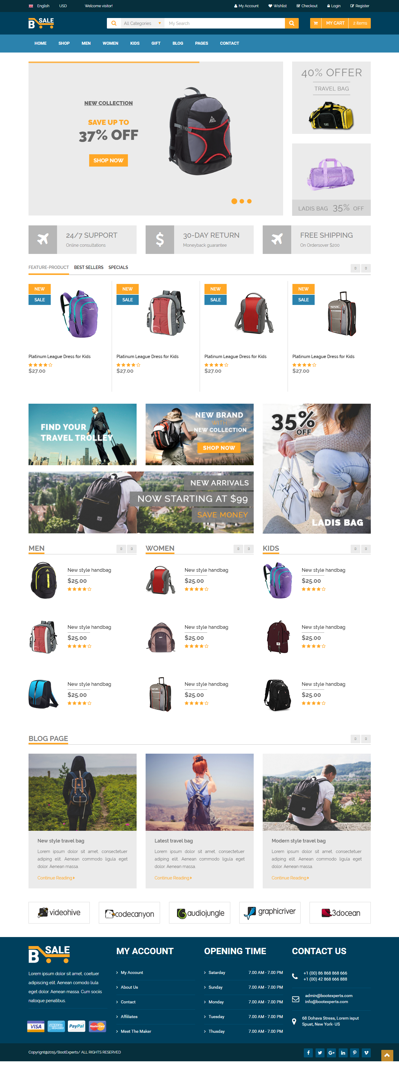 B-Sale – Responsive ECommerce HTML5 Template By 5 Dollar HTML On Dribbble