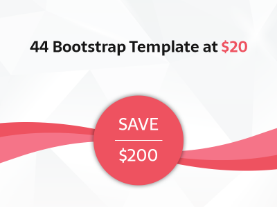 44 Bootstrap Templates at 20 Dollar bootstrap bootstrap template ecommerce template template bundle