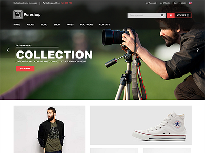 Pureshop – Fashion eCommerce Bootstrap Template