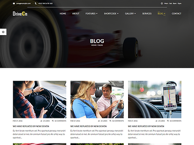 DriveOn –  HTML Template