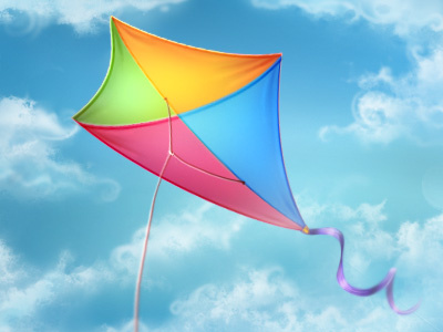 Hitfile illustration illustration kite sky