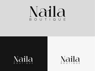 Luxury boutique logo