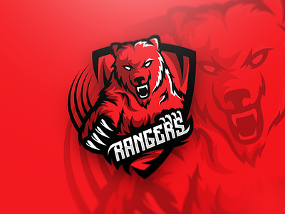 Grizzly Bear Mascot Logo aryo jovini aryojj branding design esports football illustration logo mascot mascot logo mascot logo design sport