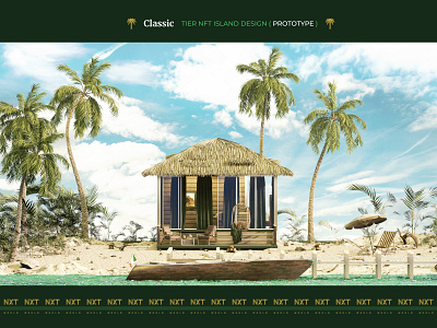 NXT WORLD | Classic Tier NFT 3d 3d design animation bahamas beach boat hotel island octane palms resort tropical
