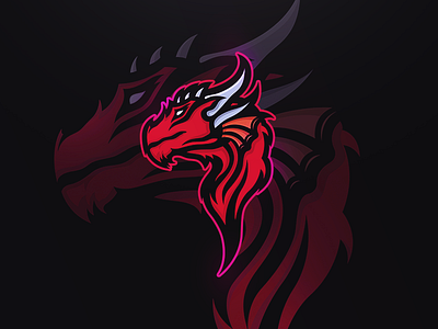 Dragon Mascot Logo by Aryo Jovini on Dribbble