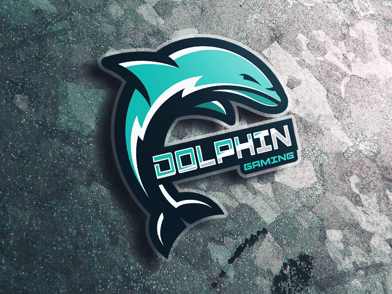 Dolphin Esport Mascot Logo logo mascot dolphin