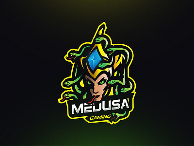 Medusa eSports Logo aryojj design esports logo mascot medusa sport