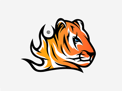 Tiger Logo aryojj aryojj.com brand branding design esports esports mascot logo mascot design mascot logo sport tiger