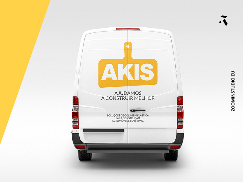 AKIS.PT madeira logo web rebrand design