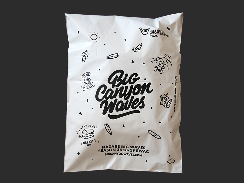 Big Canyon Waves swag nazare waves bag shipping bag