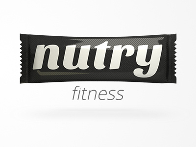 Nutryfitness Dark B 3d 3ds cg logo